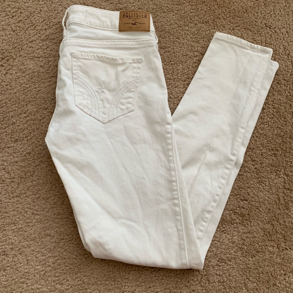 Hollister Co. White Low rise Jeggings sz 3R